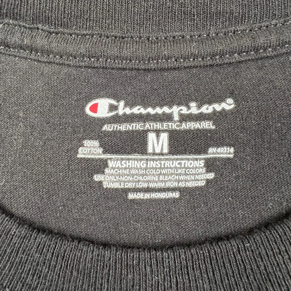 Champion Mens Fresno State Bulldogs Helmet Football Graphic T-Shirt Black Medium - Picture 3 of 7